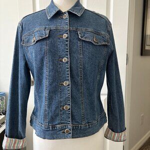 Tehama Nancy Haley Denim Jacket Size M